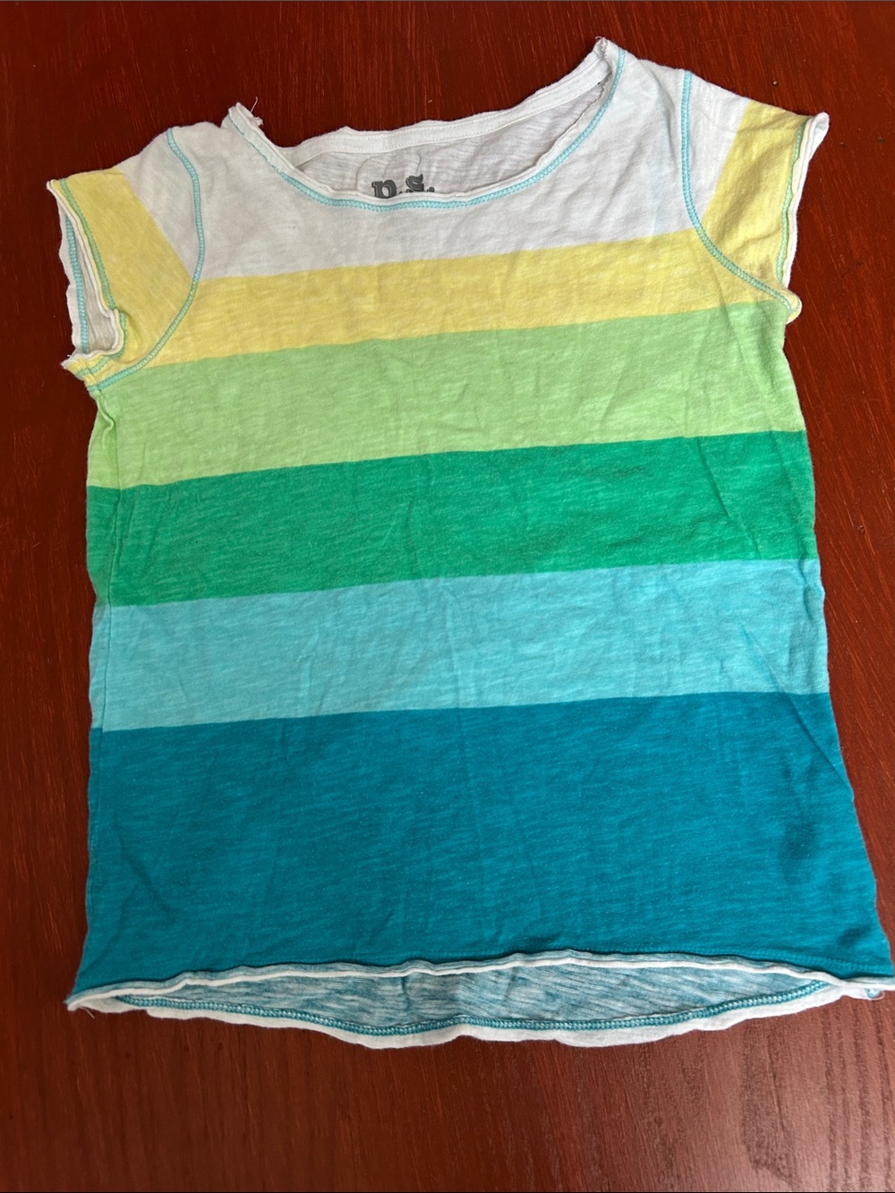 Kids Striped Short Sleeve Tee - Multicolor